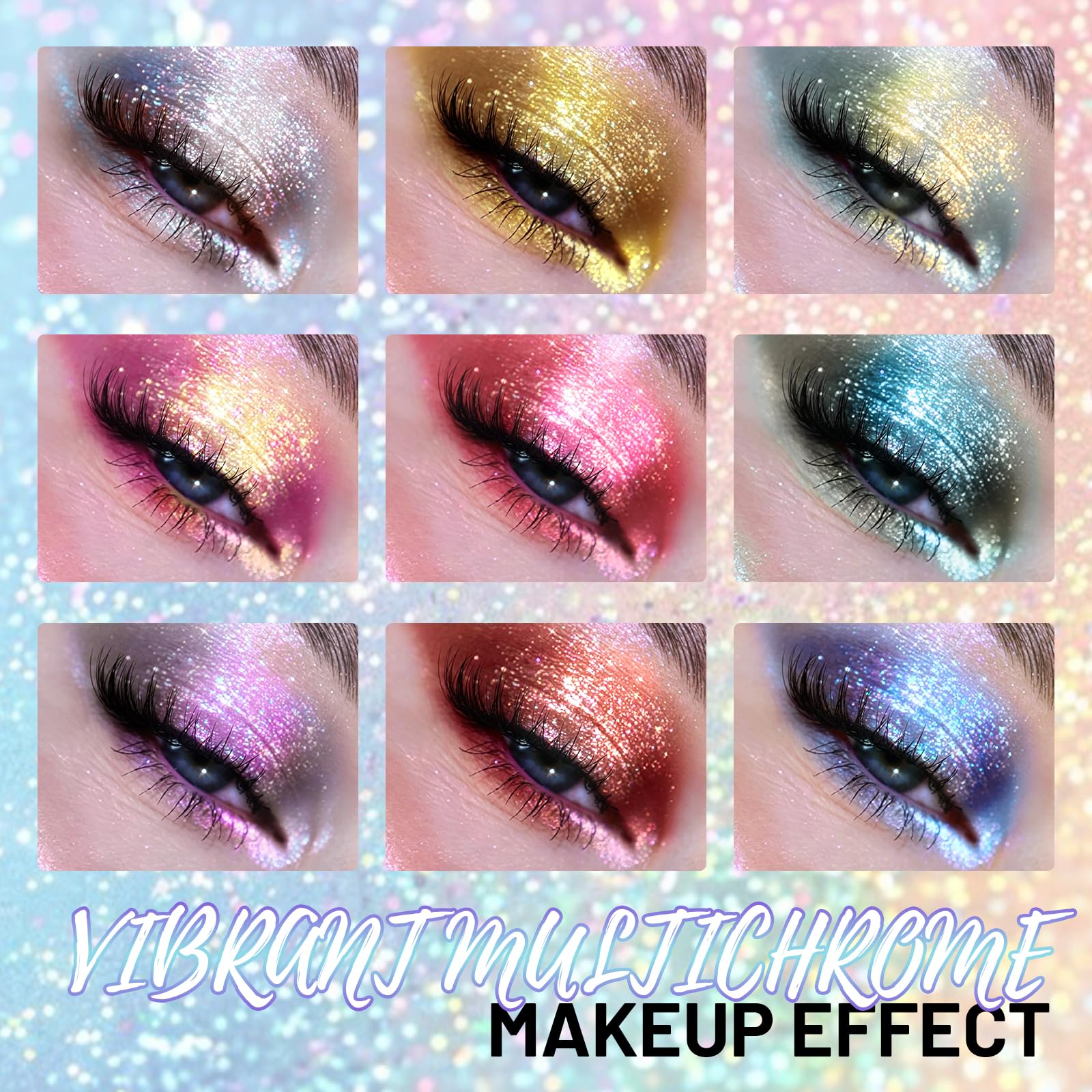 U-Shinein swatch on arm showing color shift and wearable shimmer payoff