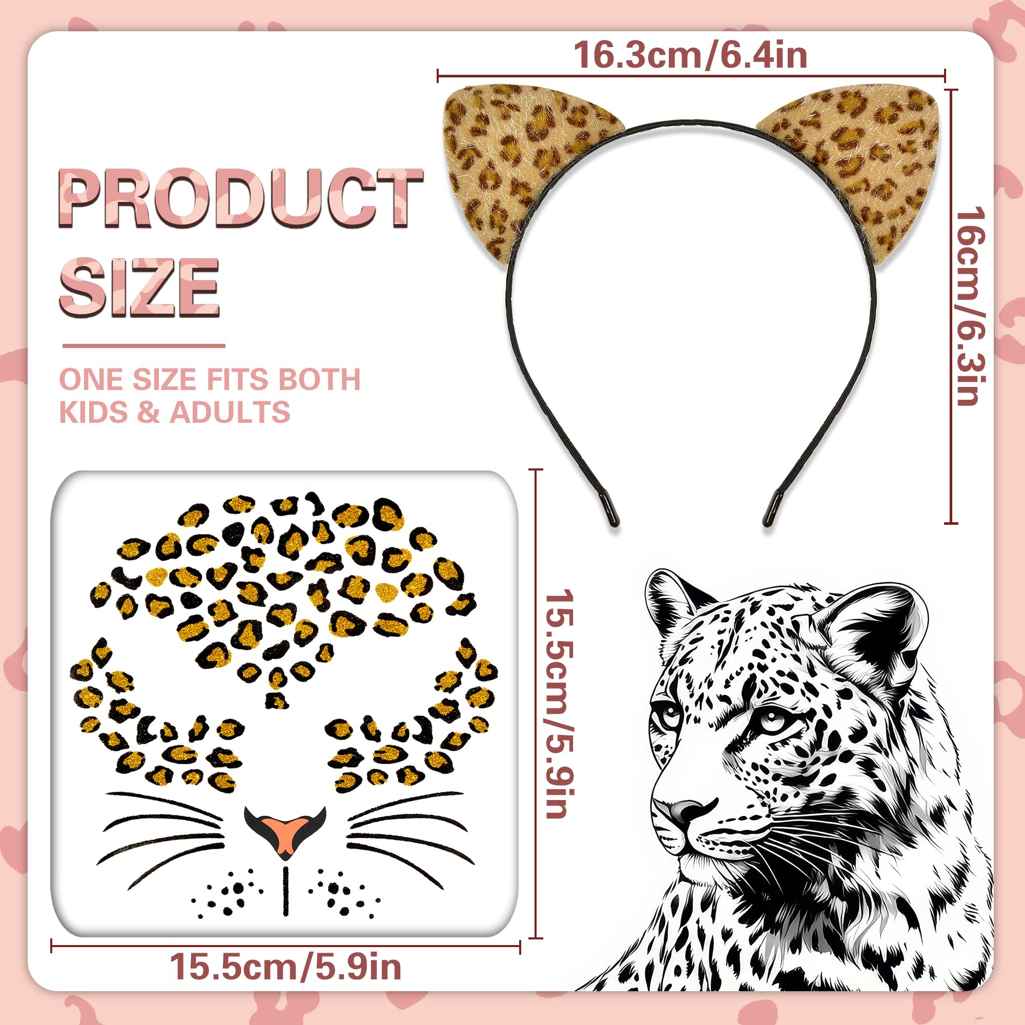 U-Zomir packaging and contents overview showing headband and single tattoo sheet included