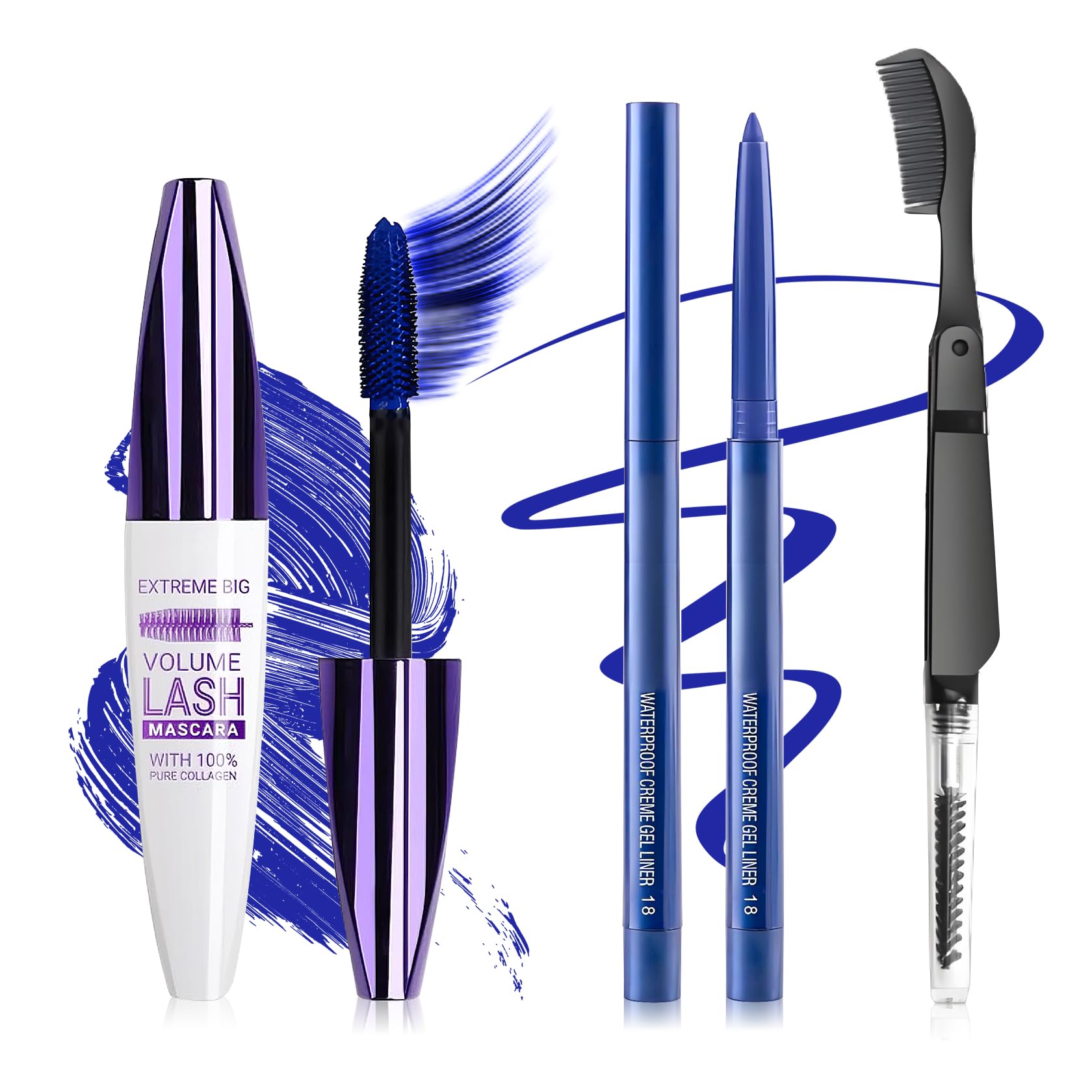 UAOE front packaging showing vibrant blue set and benefit of coordinated color