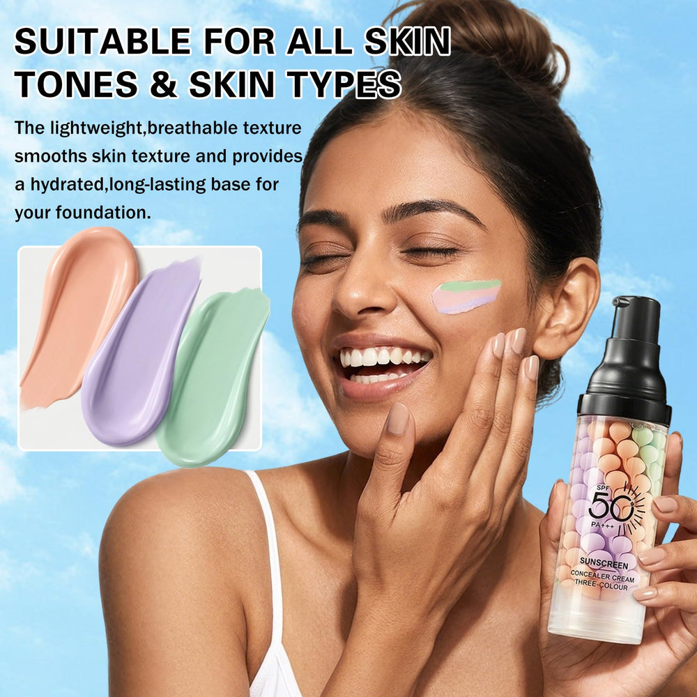 UAOE primer lifestyle outdoors illustrating UV protection and oil control benefit