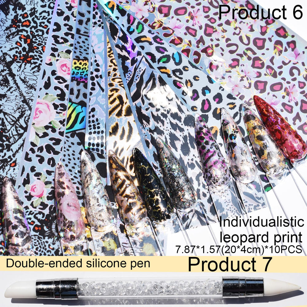 UARUOGP finished manicure lifestyle shot showing mixed designs and salon-quality finish