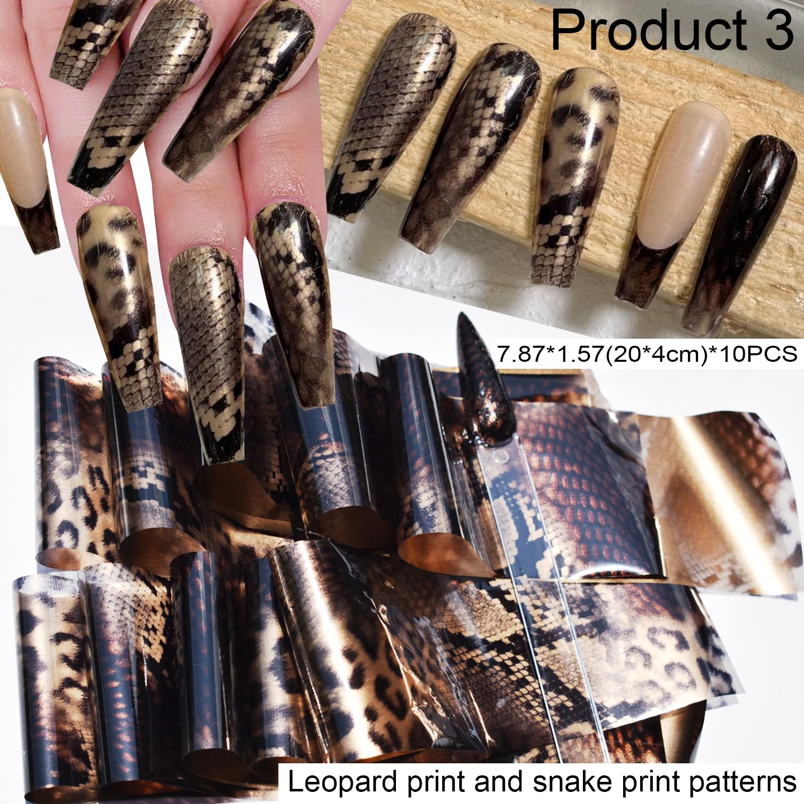 UARUOGP foil being applied on nail showing easy transfer and precise placement benefit