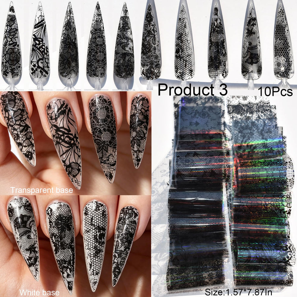 UARUOGP lace foil close-up showing intricate retro pattern and elegant finish