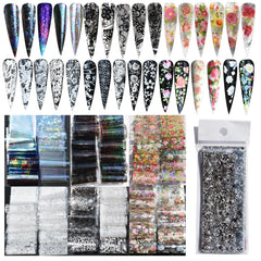 UARUOGP front pack view showing mixed foil sheets and patterns for variety