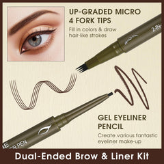 UCANBE 4-fork tip detail demonstrating hair-like stroke capability