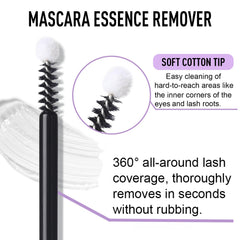 UCANBE applied to false lashes showing safe glue removal benefit