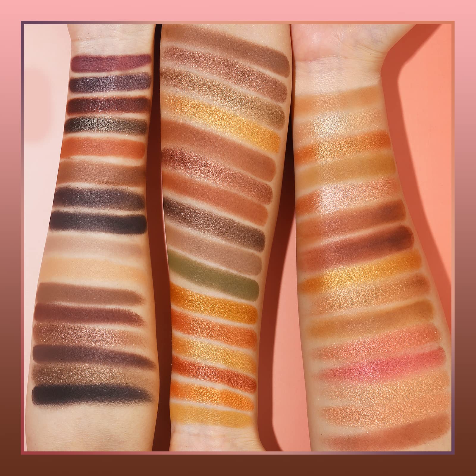 UCANBE arm swatches demonstrating pigmentation and shade range