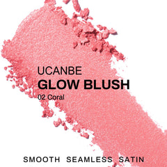 UCANBE swatch of 02 Coral on arm demonstrating true pigmented payoff