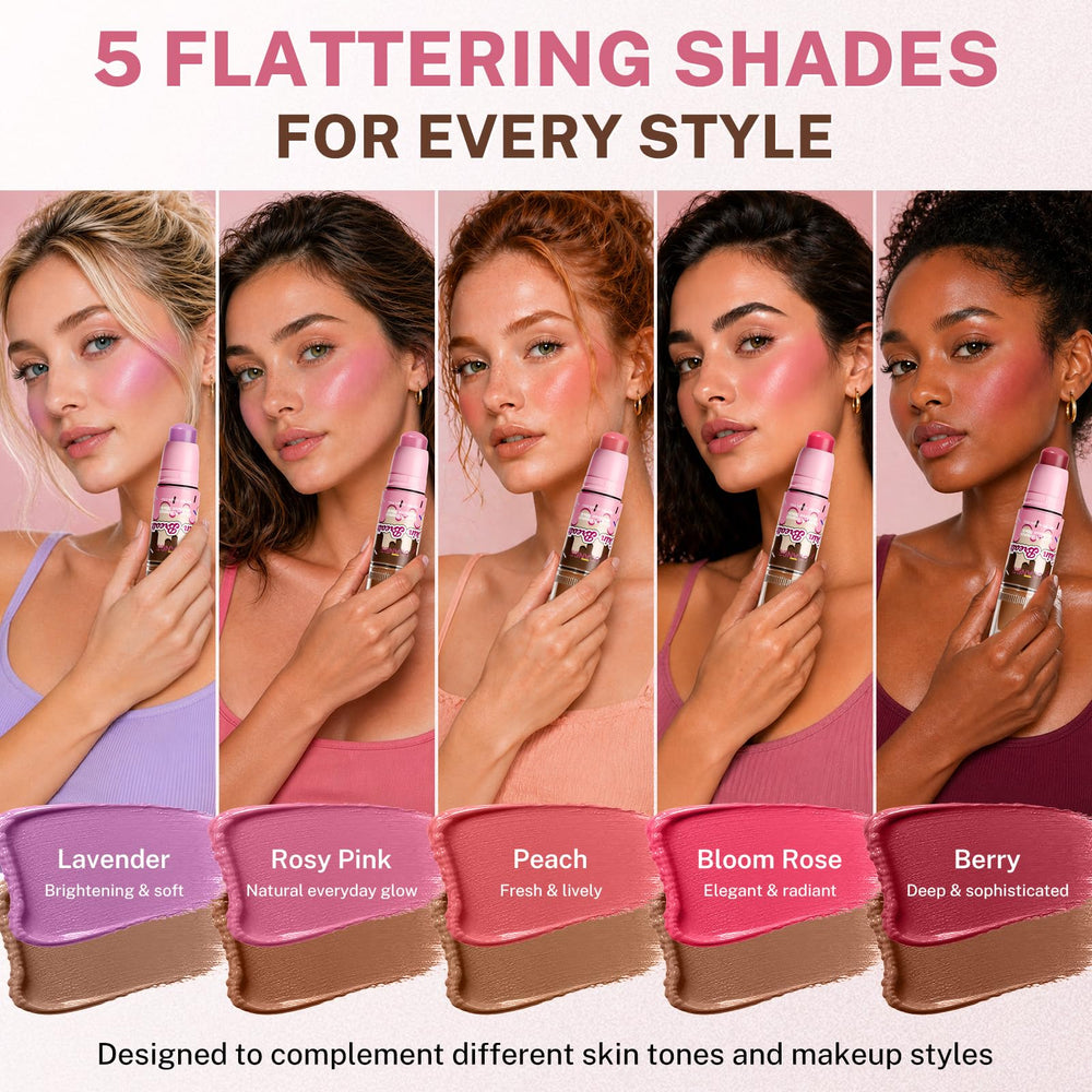 UCANBE bronzer stroke on skin showing soft contouring and warm definition