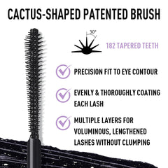 UCANBE cactus brush close-up highlighting dual bristles for precise application