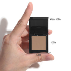 UCANBE application on eyelid illustrating even coverage and smokey depth