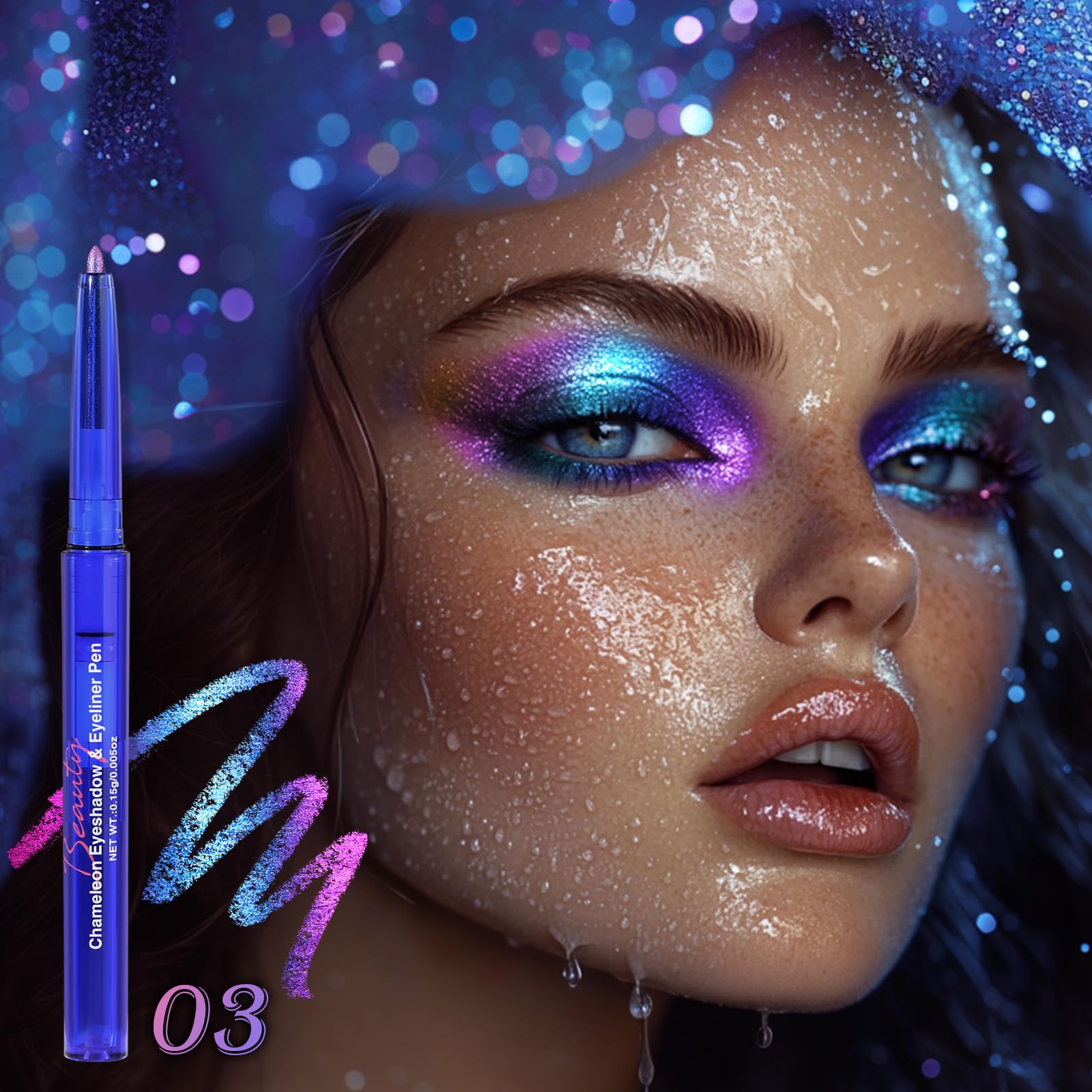 UCANBE eyeliner wing detail showing crisp, smudge-resistant line