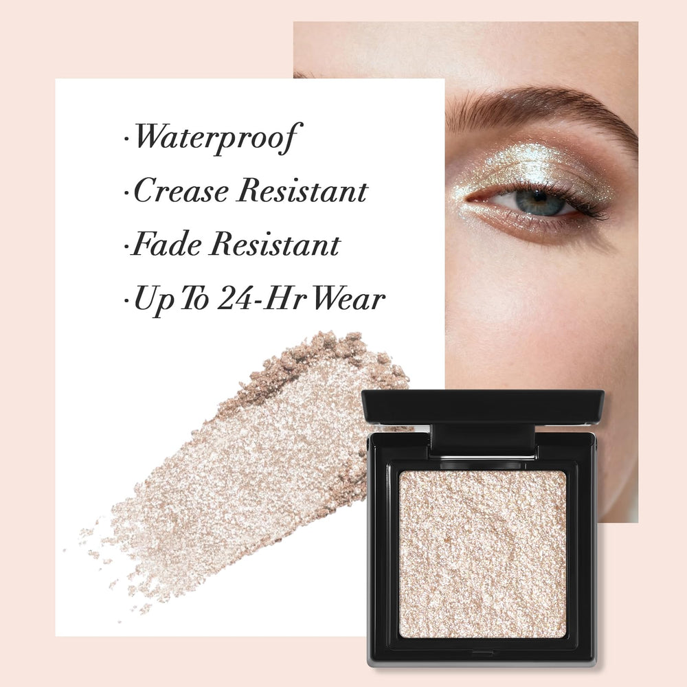 UCANBE fingertip application pressing shimmer for concentrated metallic payoff
