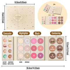UCANBE close-up of concealer pans demonstrating creamy texture and coverage
