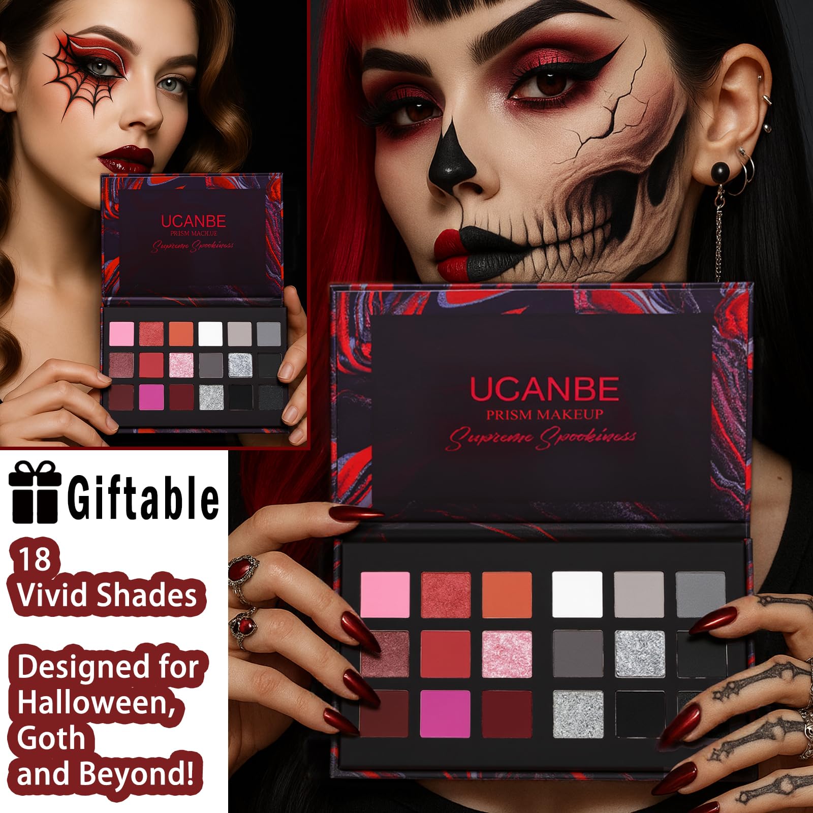UCANBE shadow texture close-up showing smooth pigment for blendability
