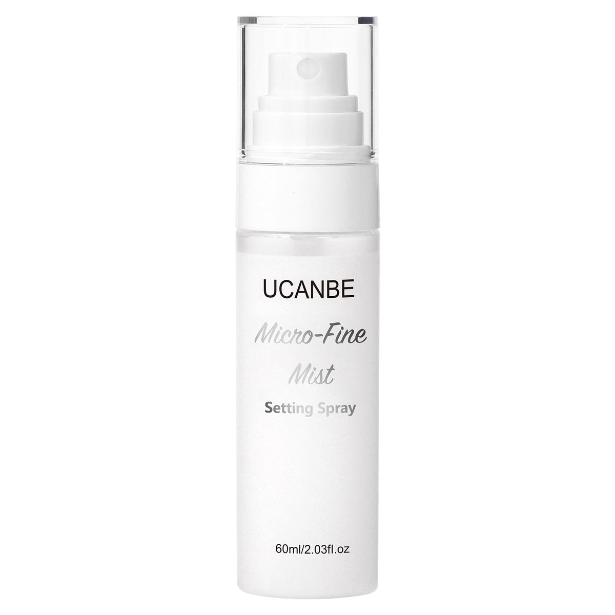 UCANBE front bottle shot showing packaging and dewy finish benefit