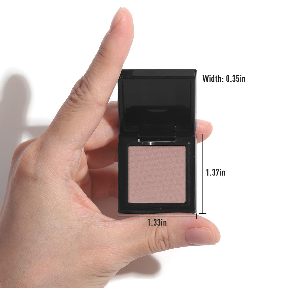 UCANBE dusty rose inside travel kit showing compact portability and on-the-go touch-up benefit