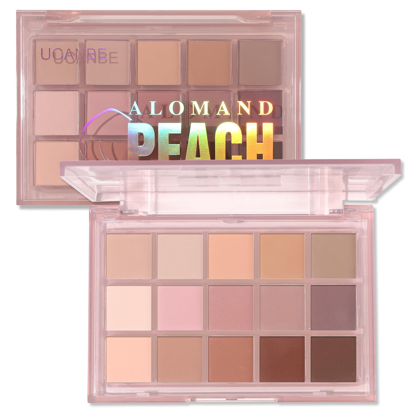 UCANBE front packaging showing palette and shade range for travel ease