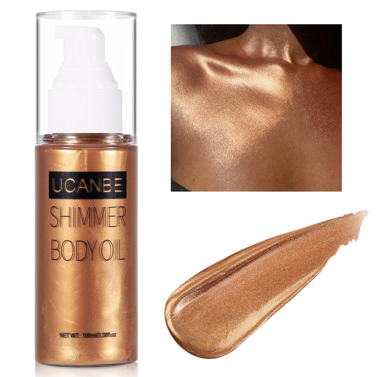 UCANBE front packaging showing bottle and label, highlights product benefits
