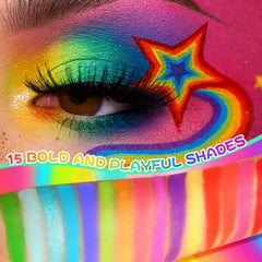 UCANBE palette in hand illustrating compact travel-friendly size