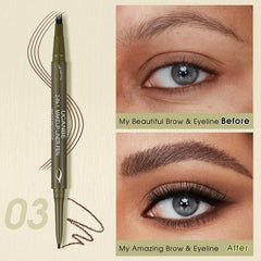 UCANBE gel eyeliner tip close-up showing creamy glide for precise definition