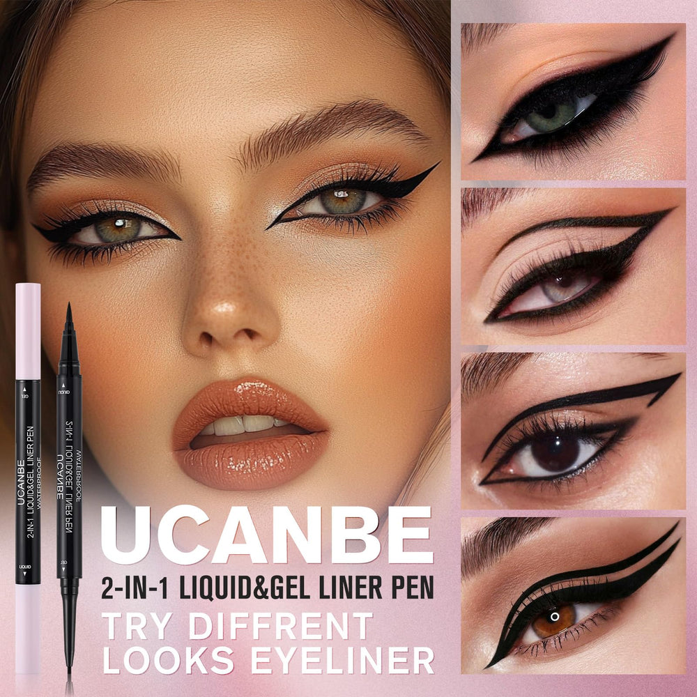 UCANBE gel pencil swatch showing smooth pigmented texture