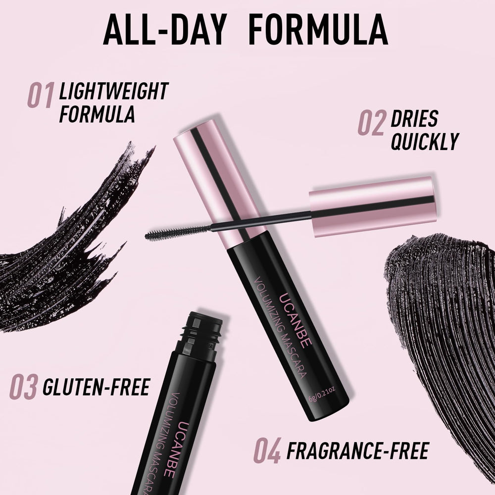UCANBE mascara in beach setting conveying waterproof wear and long-lasting confidence