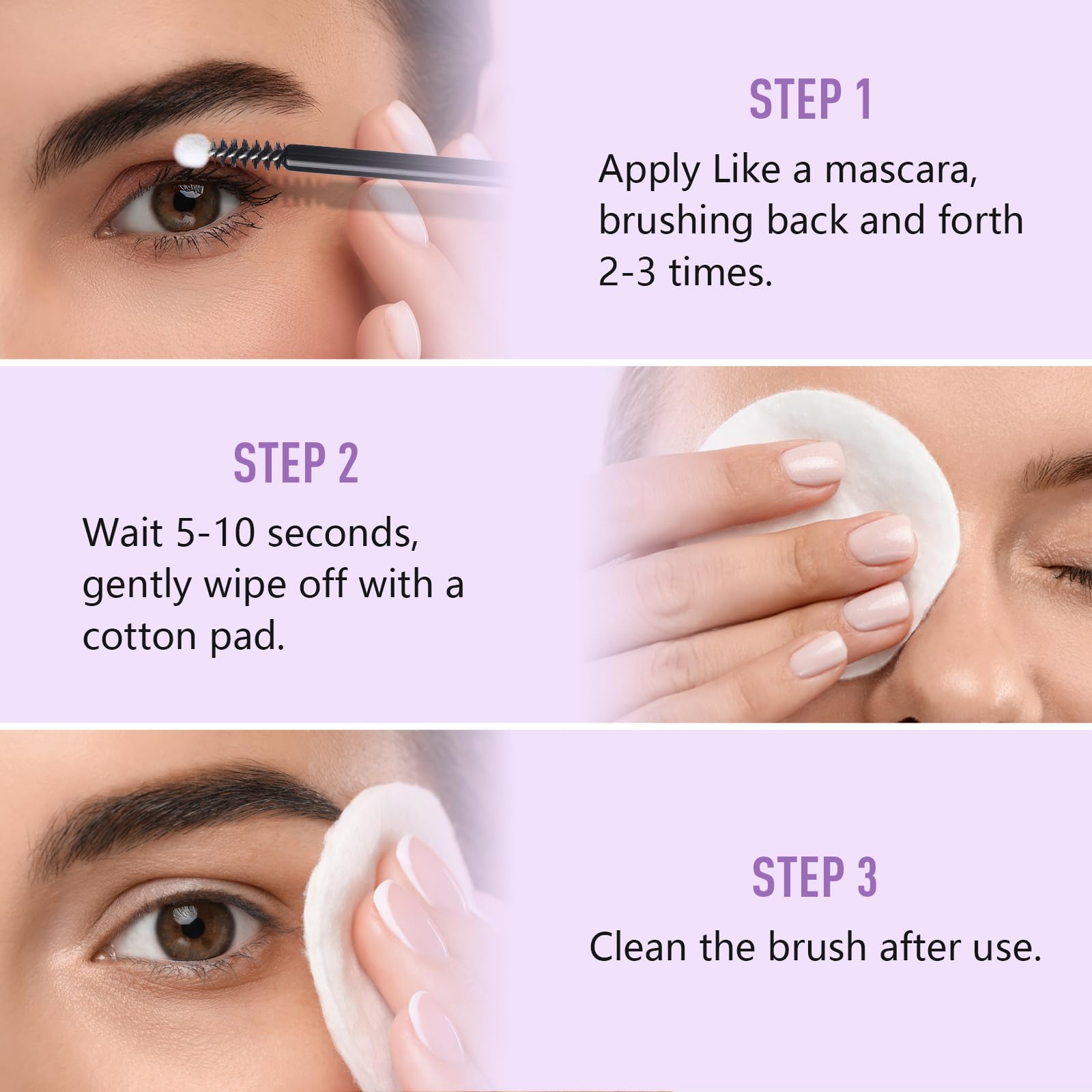 UCANBE on bathroom vanity showing calming nighttime remover routine benefit