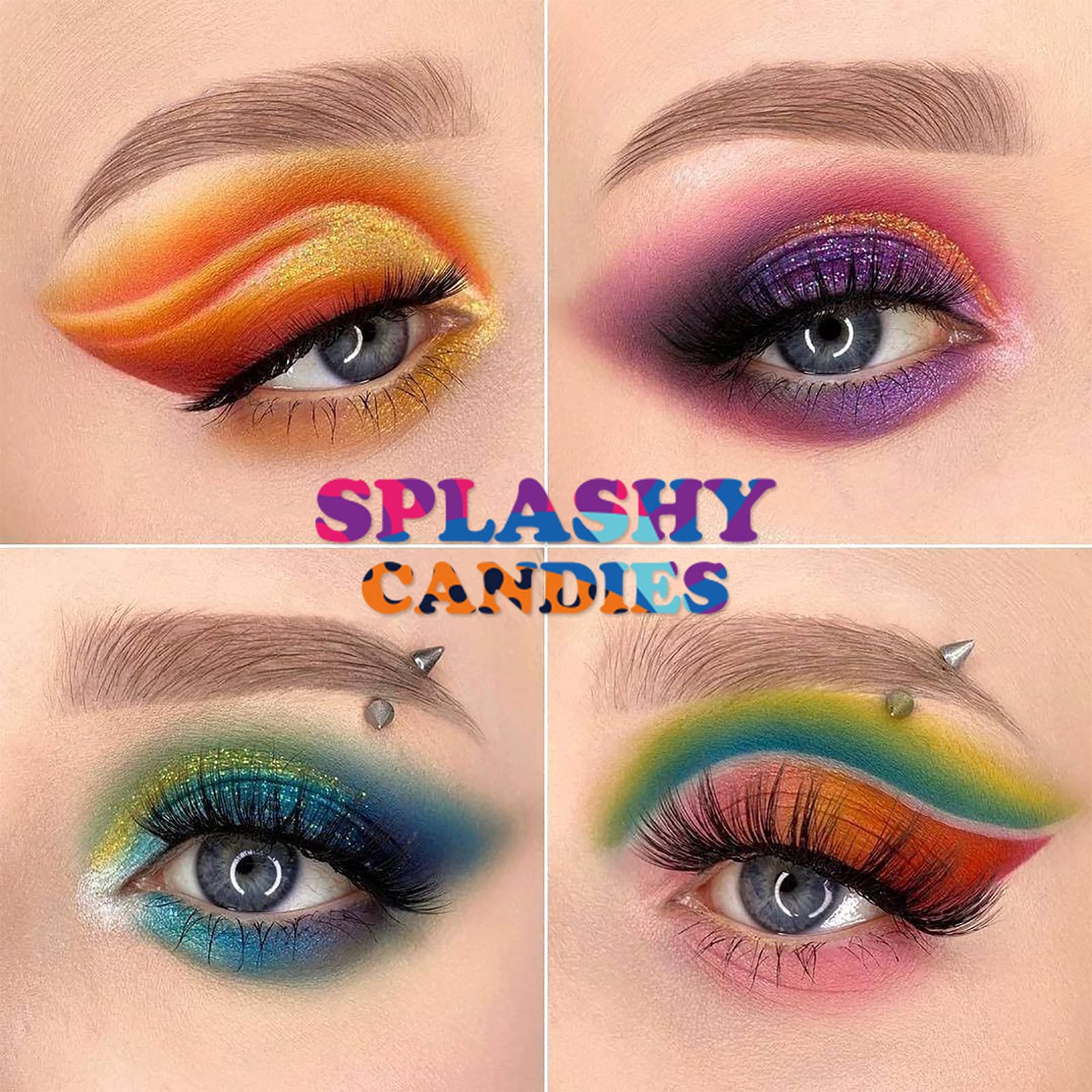 UCANBE lifestyle shot at party showing bold colorful eye look