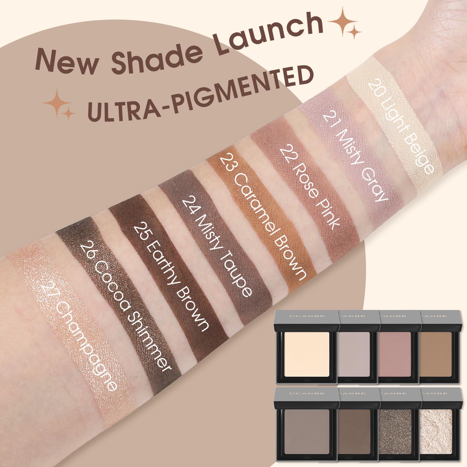 UCANBE compact in a makeup bag for portable touch-ups and convenience