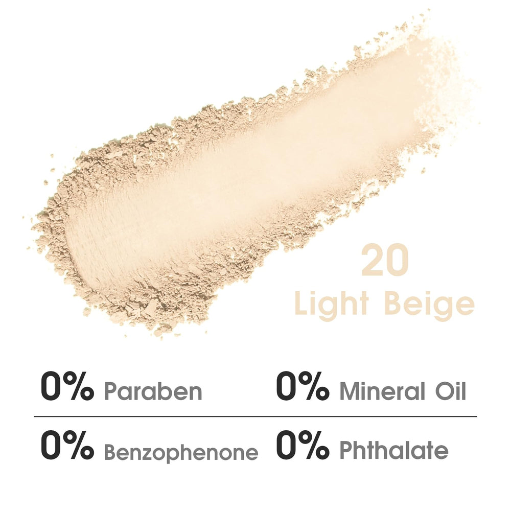 UCANBE texture close-up revealing silky powder for seamless blending