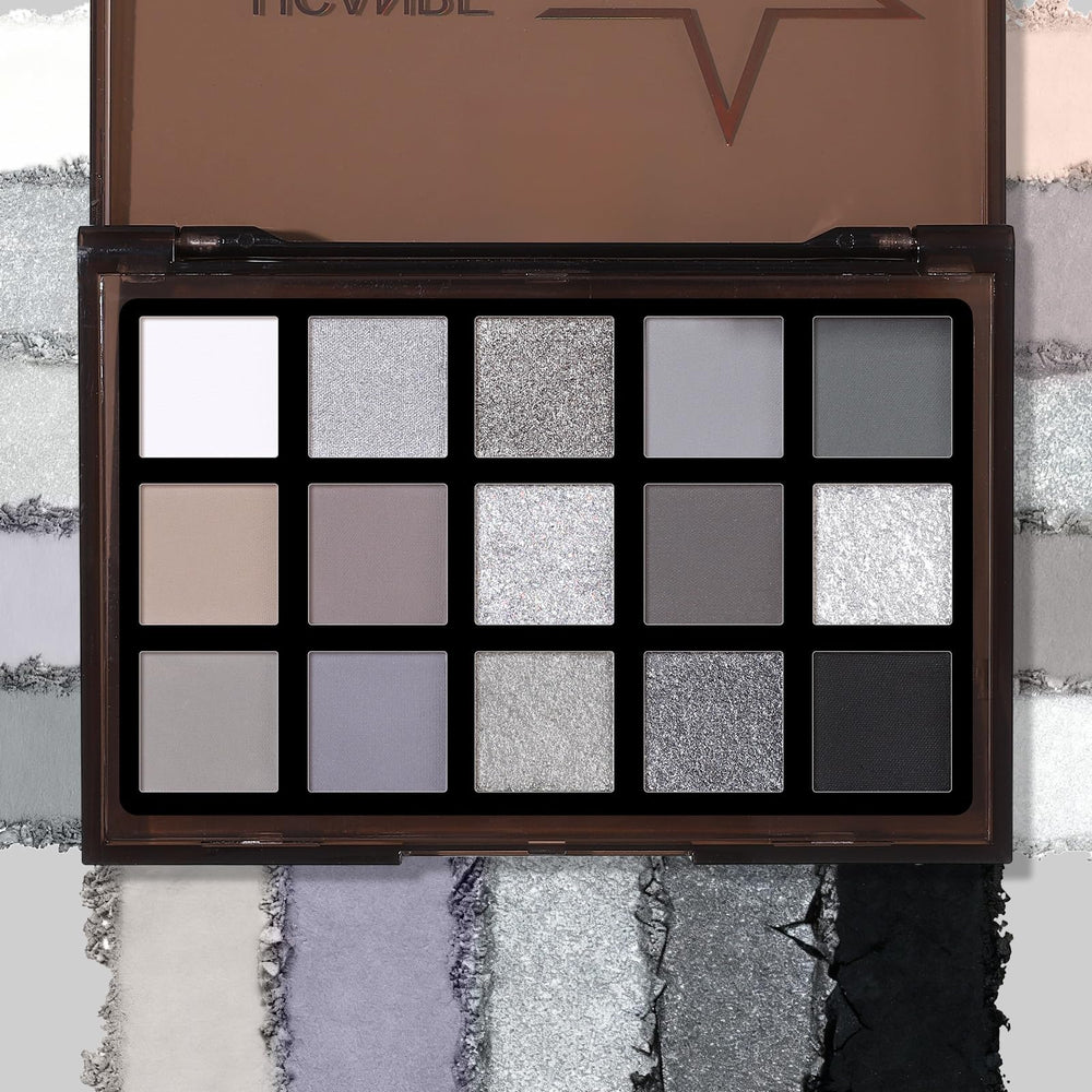 UCANBE metallic reflective swatch showcasing intense chrome silver payoff