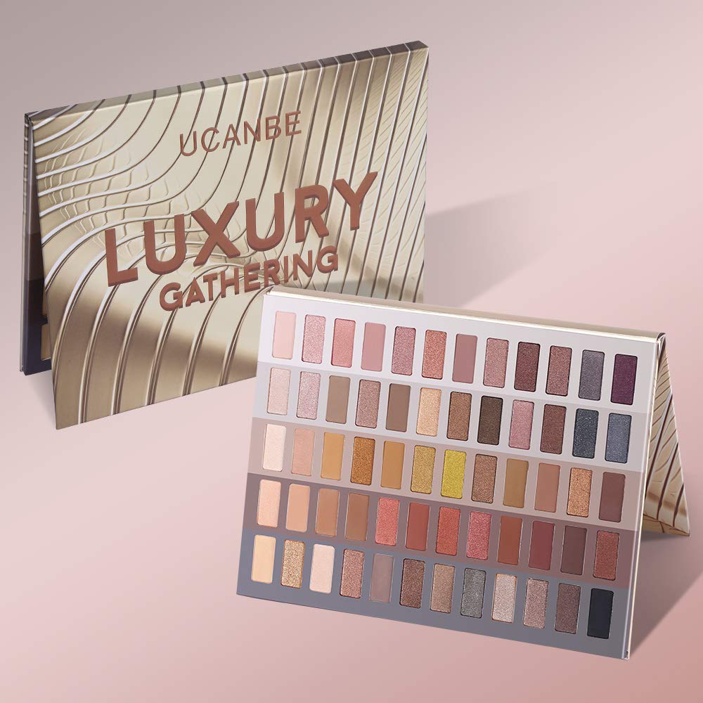 UCANBE metallic shimmer swatch on skin highlighting luminous payoff