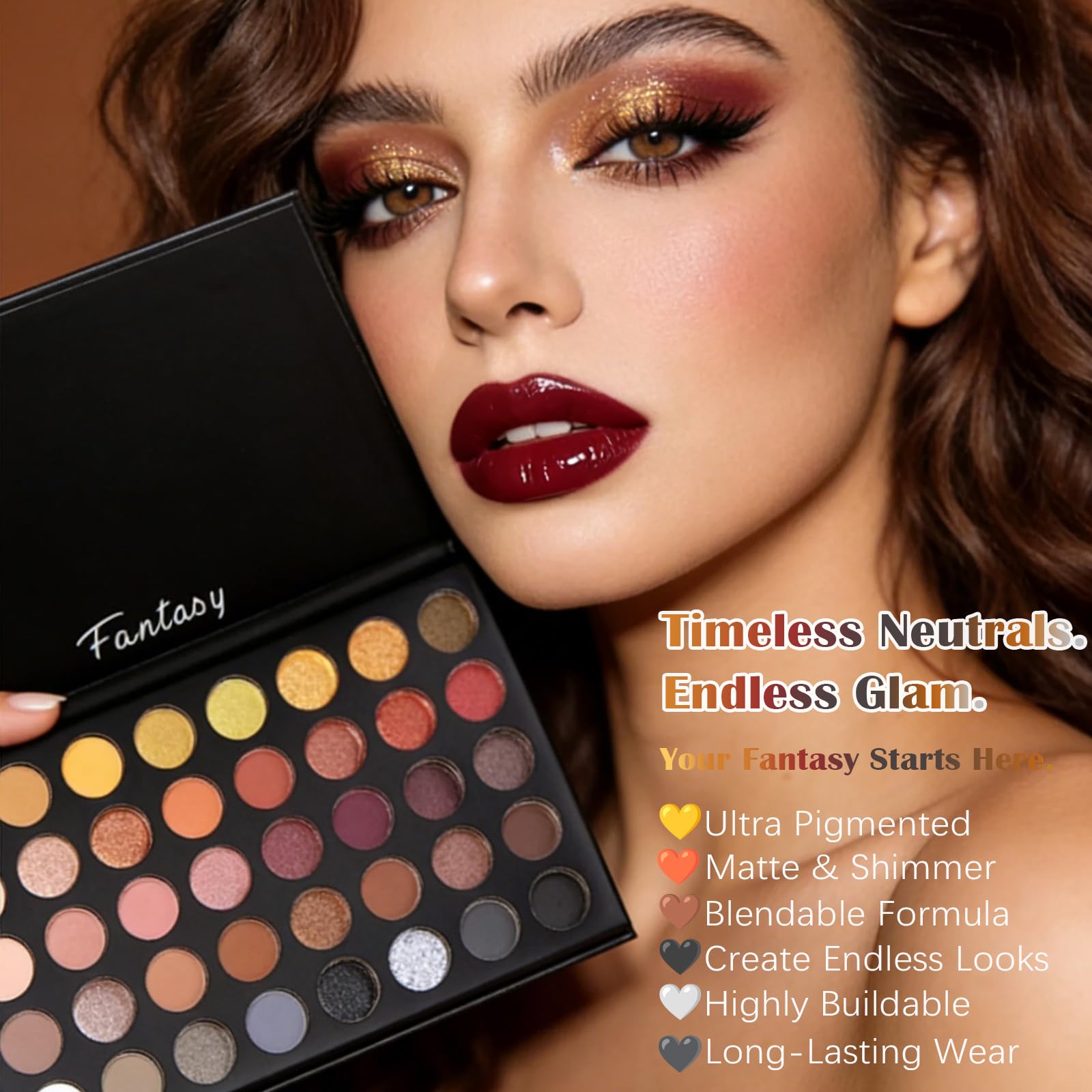 UCANBE metallic shade swatch wet for intensified color payoff