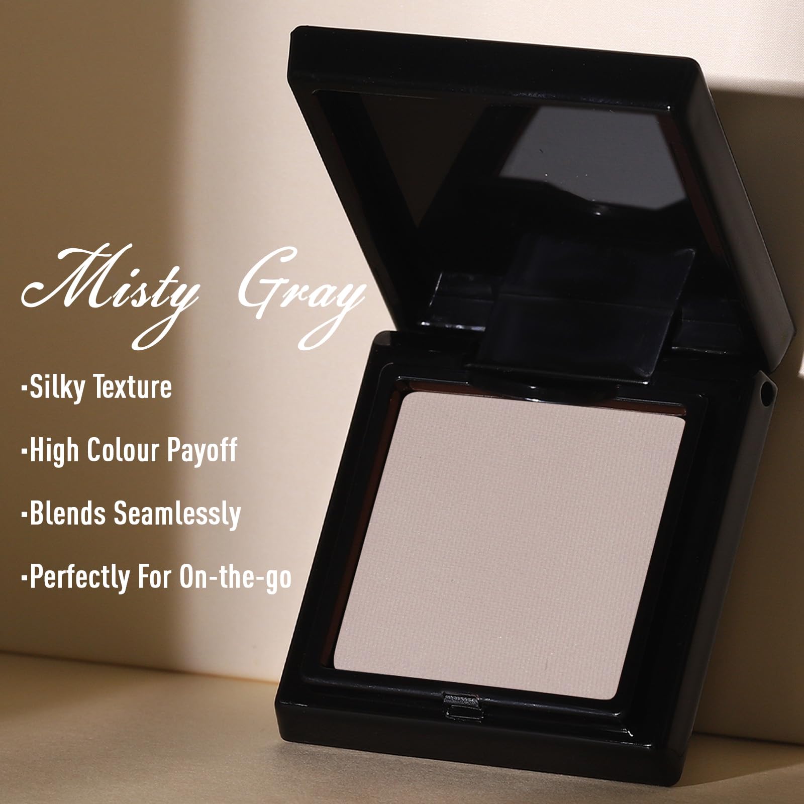 UCANBE Misty Mauve matte versus shimmer comparison for layering options