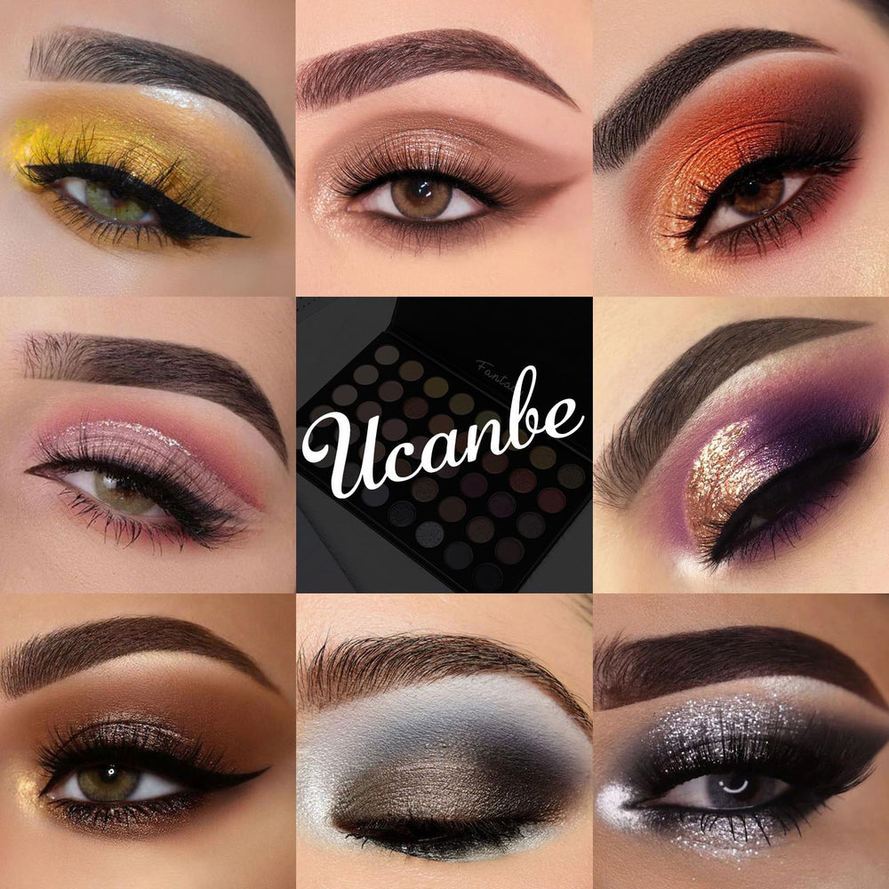 UCANBE model wearing deep smokey eye demonstrating dramatic finish