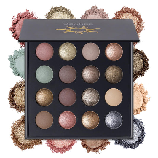 UCANBE palette front open showing 16 neutral shades and easy versatility