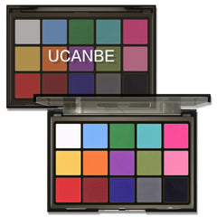 UCANBE palette front packaging showing durable travel-ready case and branding benefit