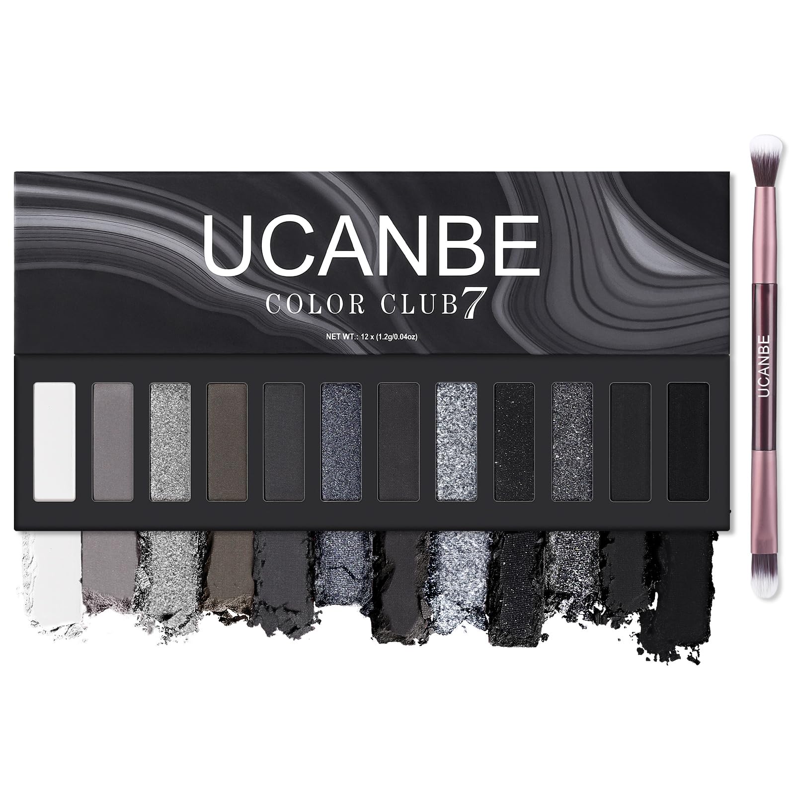 UCANBE front packaging showing compact palette and brush for travel convenience