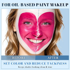 UCANBE swatch on skin, illustrating translucent mattifying effect for true-tone benefit