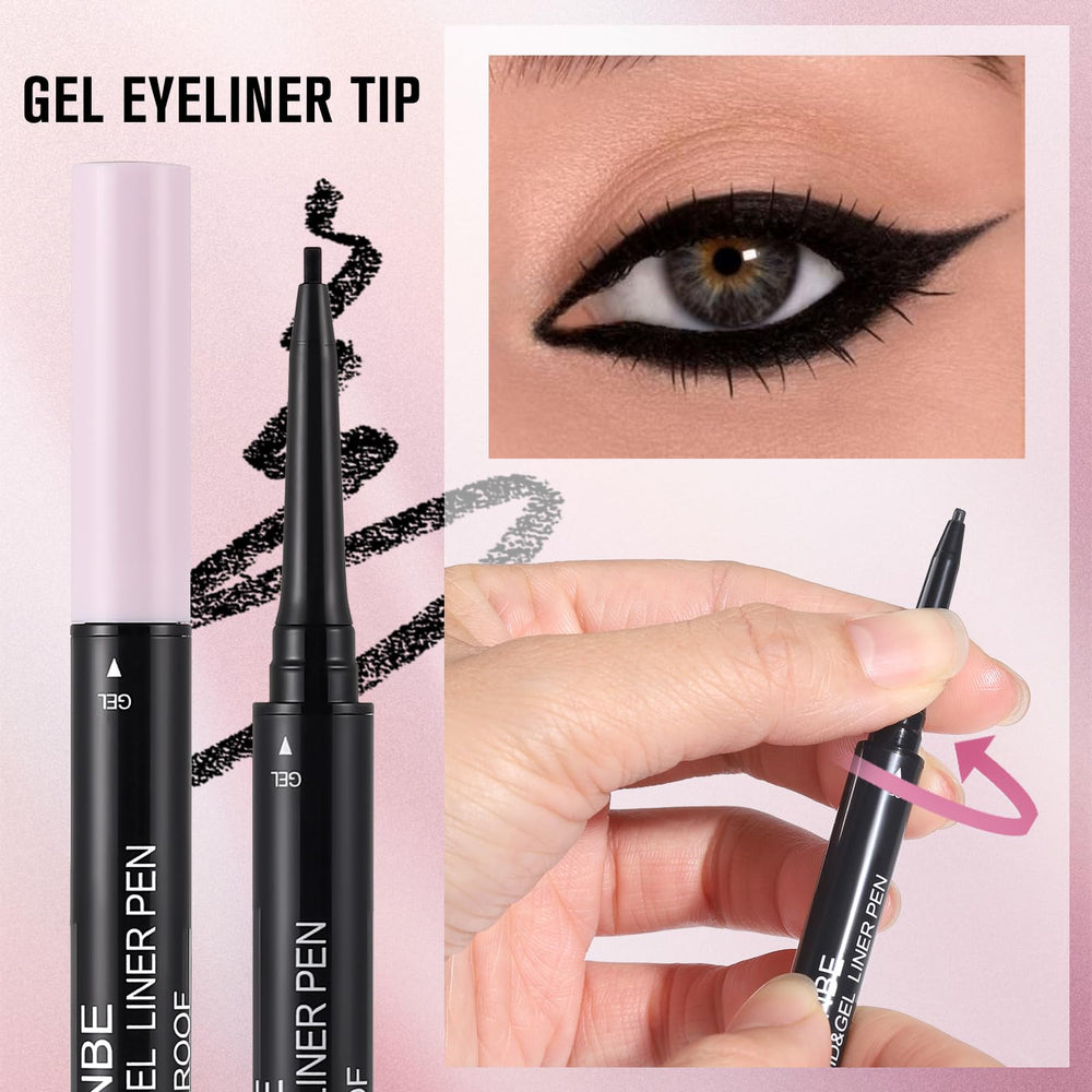 UCANBE eyeliner held in hand to show size and portability