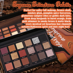 UCANBE Seductress palette next to hand for size and portability reference
