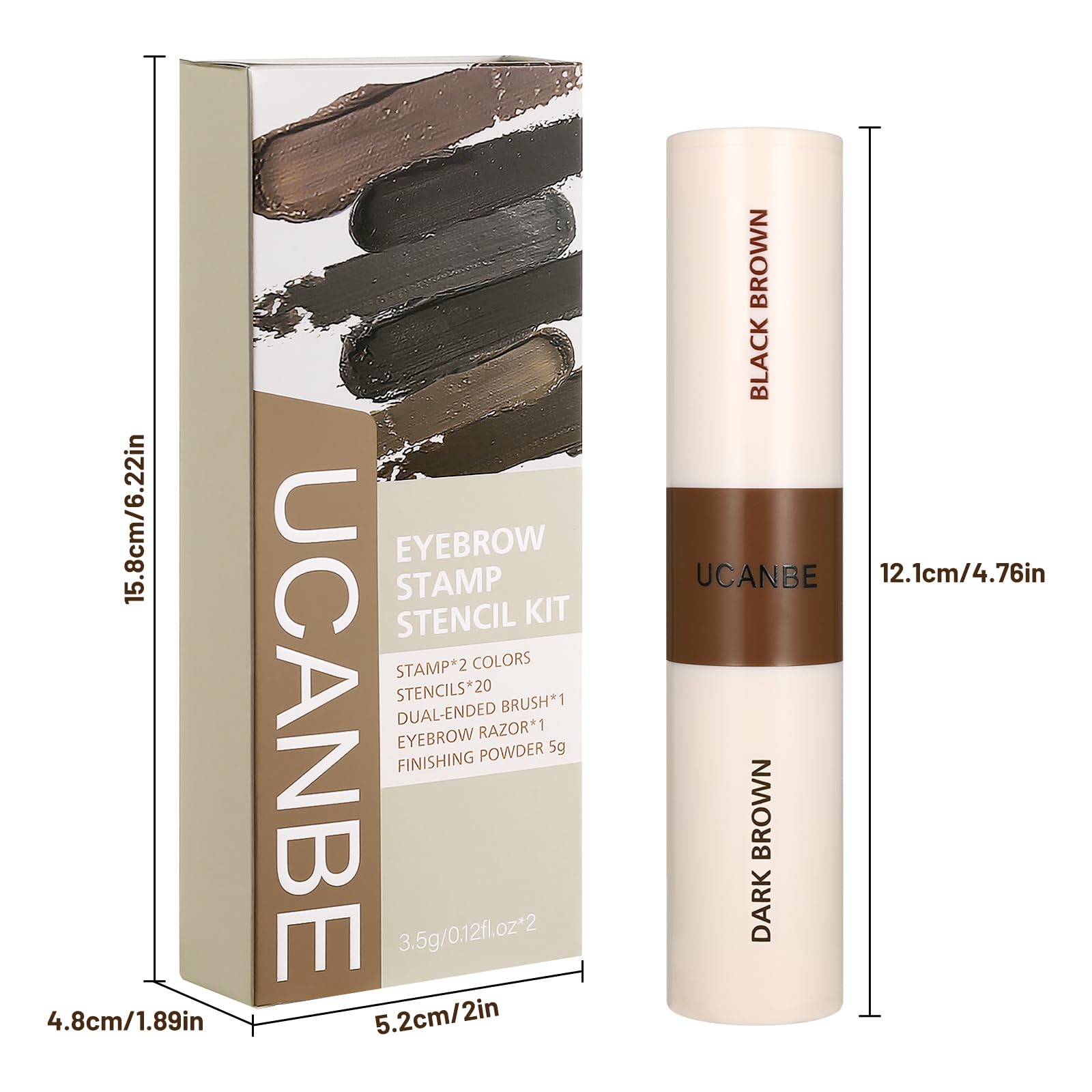 UCANBE shade swatches array helping users pick matching tones