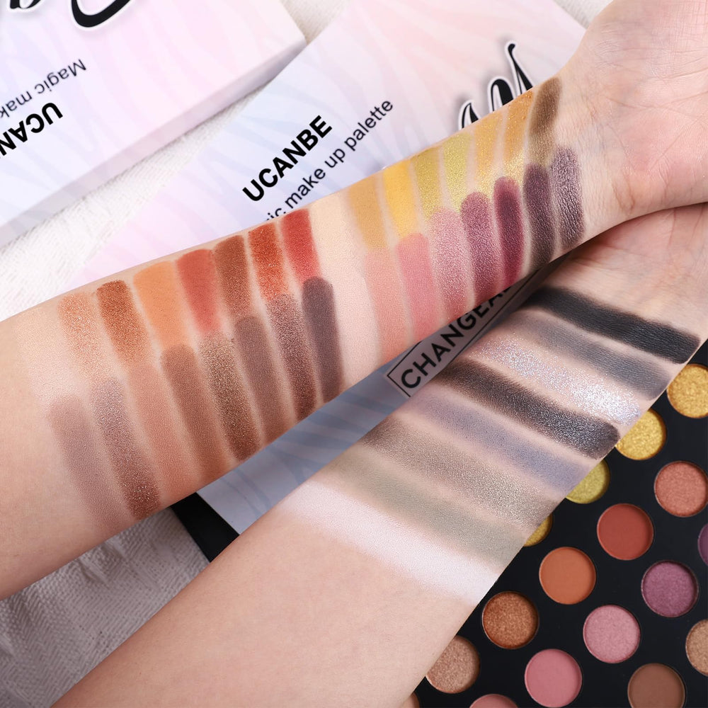 UCANBE close-up of single pan texture highlighting smooth blendability