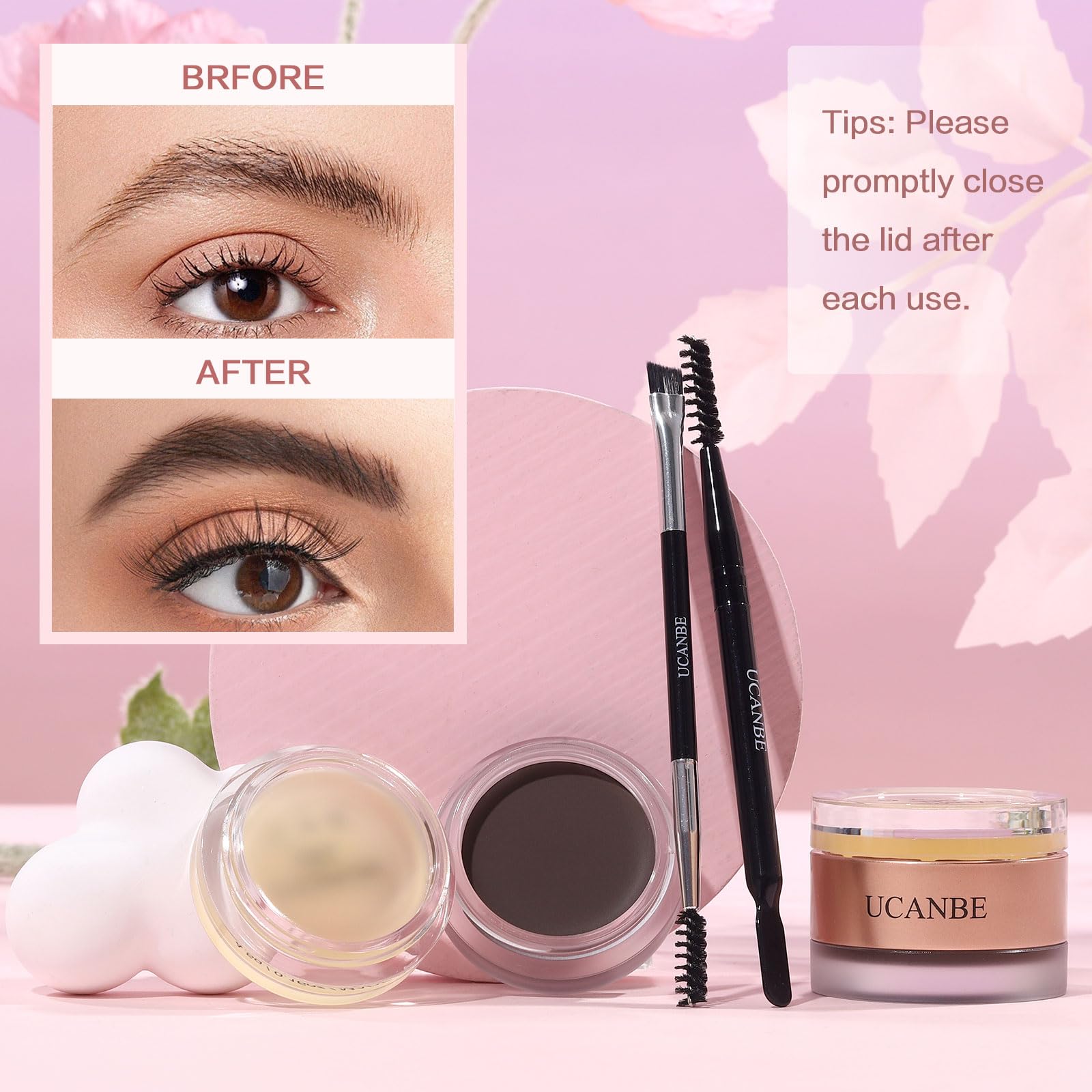 UCANBE compact kit next to everyday items showing portable size