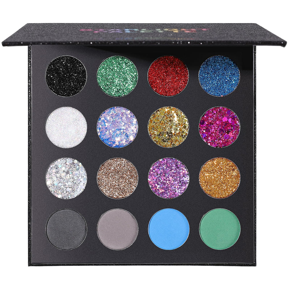 UCANBE palette front view showing all 22 shades for versatile looks