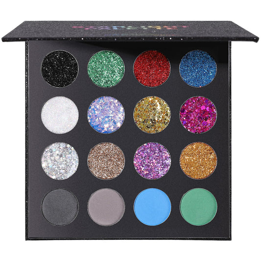 UCANBE palette front view showing all 22 shades for versatile looks