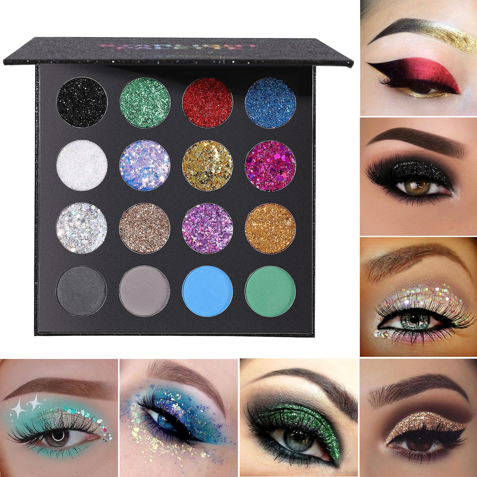 UCANBE palette in hand showing compact size and travel convenience