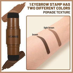 UCANBE twenty reusable eyebrow stencils laid out for shape options