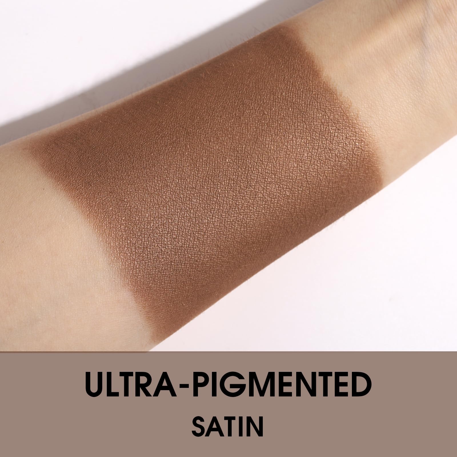 UCANBE arm swatches displaying vibrant matte, shimmer, and glitter payoff